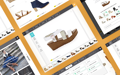 Miniature de l'interface de la borne interactive de Jef Chaussures